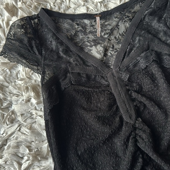 NWOT Free People Lace Envy Bodycon Mini Dress Size Medium - Picture 11 of 14